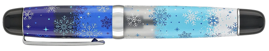 OPUS 88 Mini Blizzard (Goldspot Pens) Special Edition Fountain Pen Steel Fine Nib
