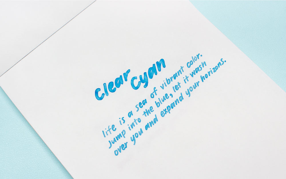 Colorverse Clear Cyan Project Volume One 65mL Ink Bottles