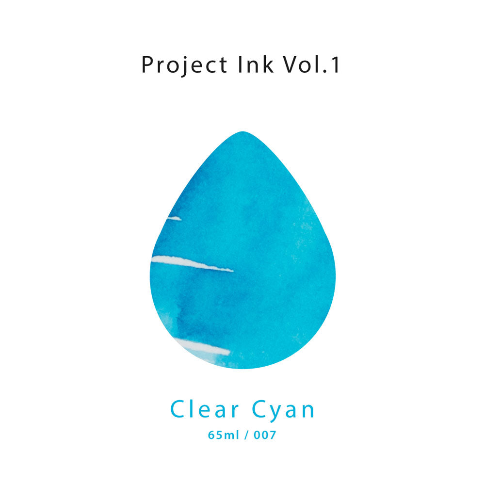 Colorverse Clear Cyan Project Volume One 65mL Ink Bottles