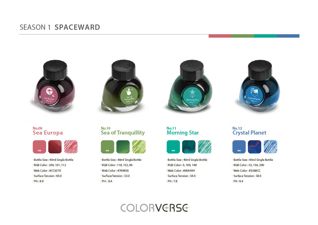 Colorverse Dark Energy 40mL Season Two Bottled Ink