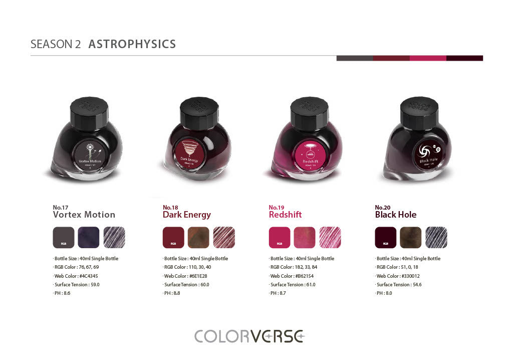 Colorverse Dark Energy 40mL Season Two Bottled Ink