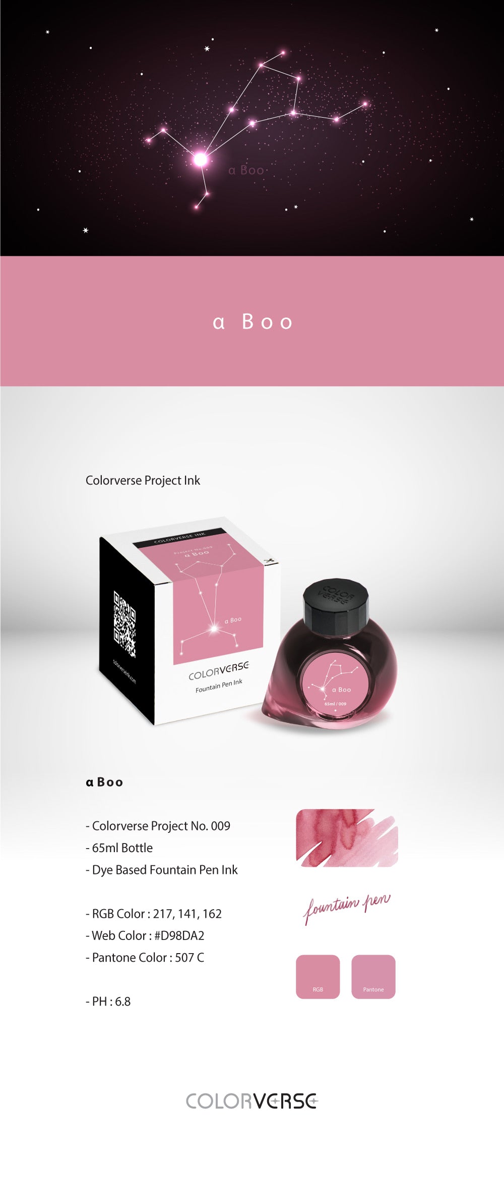 Colorverse a Boo Constellation One 65mL Ink Bottles