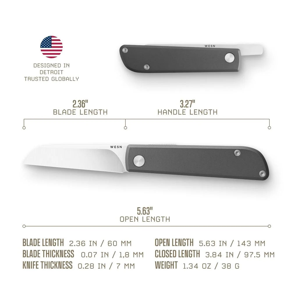 WESN Samla Knife Titanium